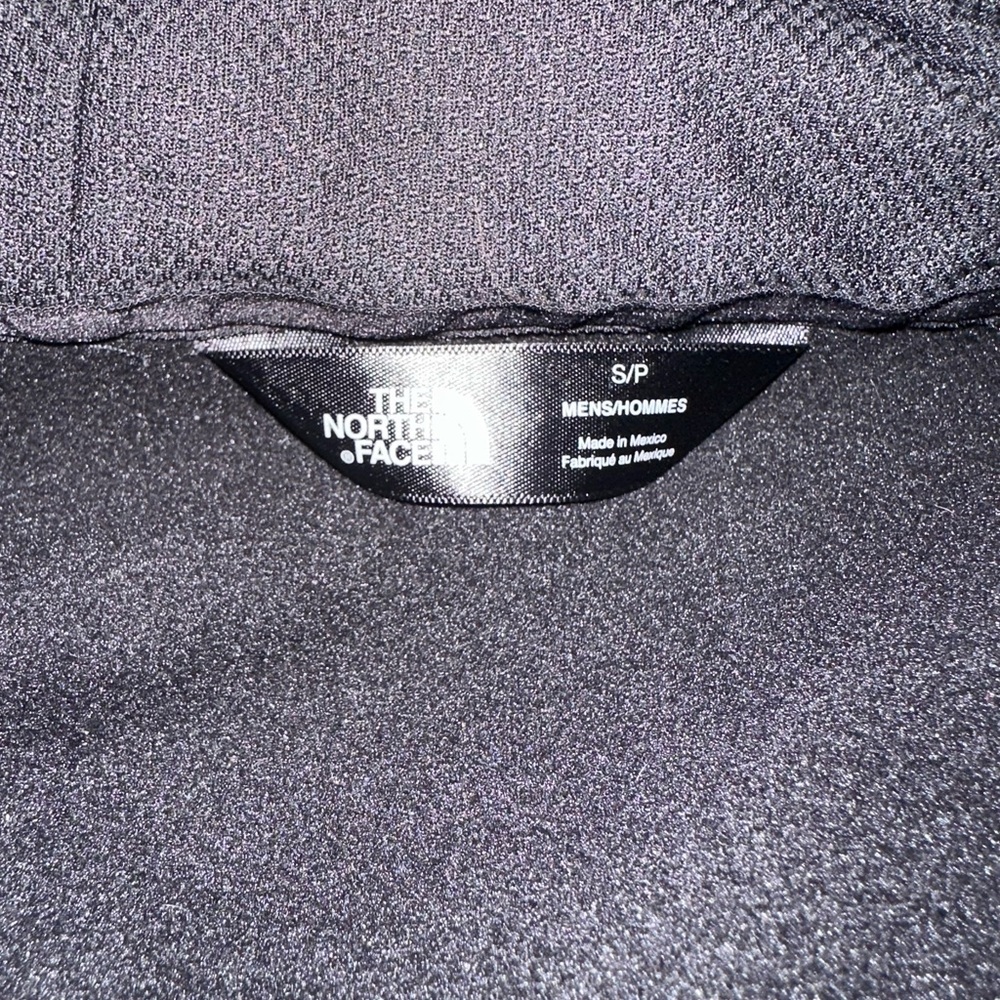 The North Face Black Jacket with Half Dome Red Logo Full Zip Men’s Small - Picture 5 of 6
